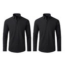 (Compre 1 Leve 2) Camisa Social Italian Ultra Tech Anti amassados +RELÓGIO DE BRINDE!