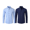 (Compre 1 Leve 2) Camisa Social Italian Ultra Tech Anti amassados +RELÓGIO DE BRINDE!