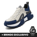 Tênis Masculino Casual AirTrial + Relógio de Brinde