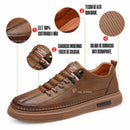 Kit 2 Tênis Ortopédico Italiano de Couro Legitimo (Promoção)