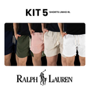 Kit 5 Shorts Linho RL Cores Mistas | ÚLTIMAS UNIDADES