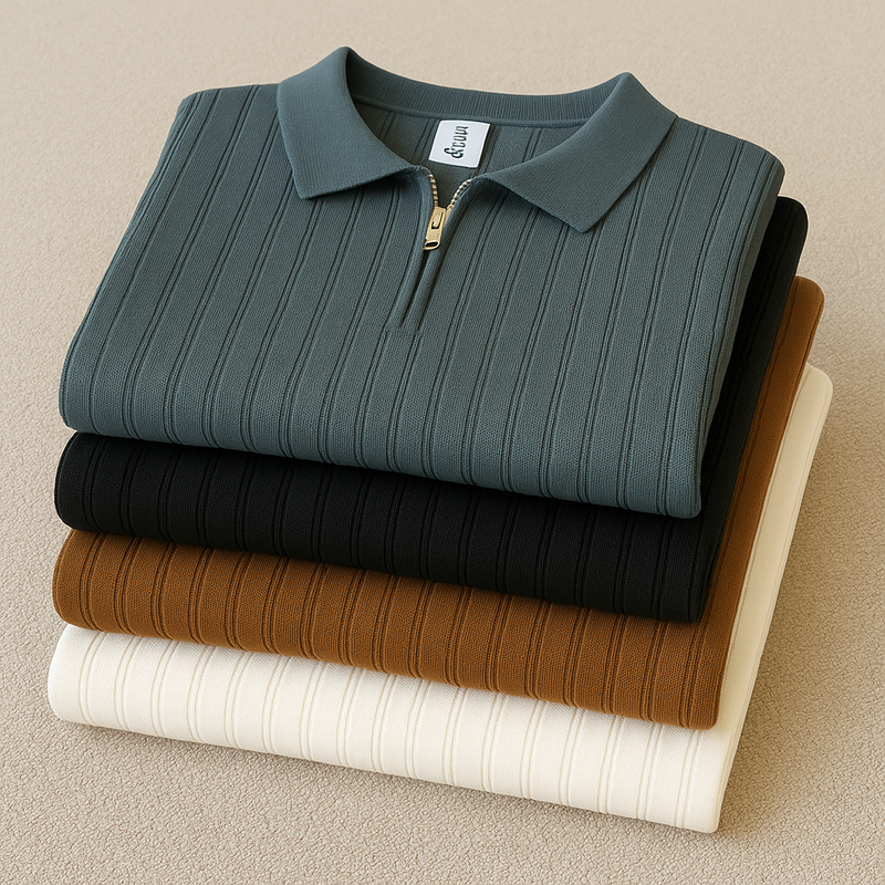 Kit 4 Camisas Polo Stanford Ziper!