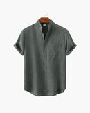 Mandarin Collar Shirt