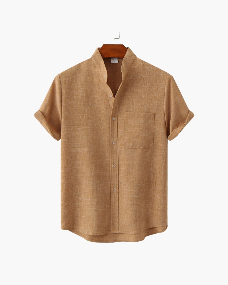 Mandarin Collar Shirt