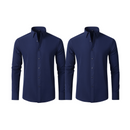 (Compre 1 Leve 2) Camisa Social Italian Ultra Tech Anti amassados +RELÓGIO DE BRINDE!
