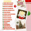 🎄 Kit Árvore de Natal Luxo Completo: Cheia, Enfeites Vibrantes, Pisca-Pisca LED