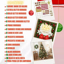 🎄 Kit Árvore de Natal Luxo Completo: Cheia, Enfeites Vibrantes, Pisca-Pisca LED