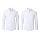 (Compre 1 Leve 2) Camisa Social Italian Ultra Tech Anti amassados +RELÓGIO DE BRINDE!