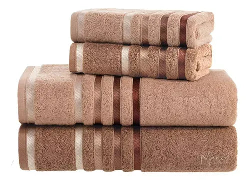 Kit Com 10 Toalhas - Super Banhão Fio Penteado