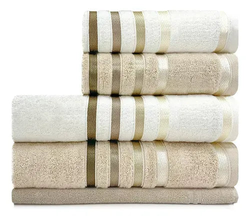 Kit Com 10 Toalhas - Super Banhão Fio Penteado