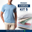 |COMPRE 3 LEVE 5| - Camisas Minimal em Algodão Egípcio