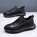 Tênis Masculino Estilo Couro De Crocodilo + Relogio de Brinde [Black-Friday]